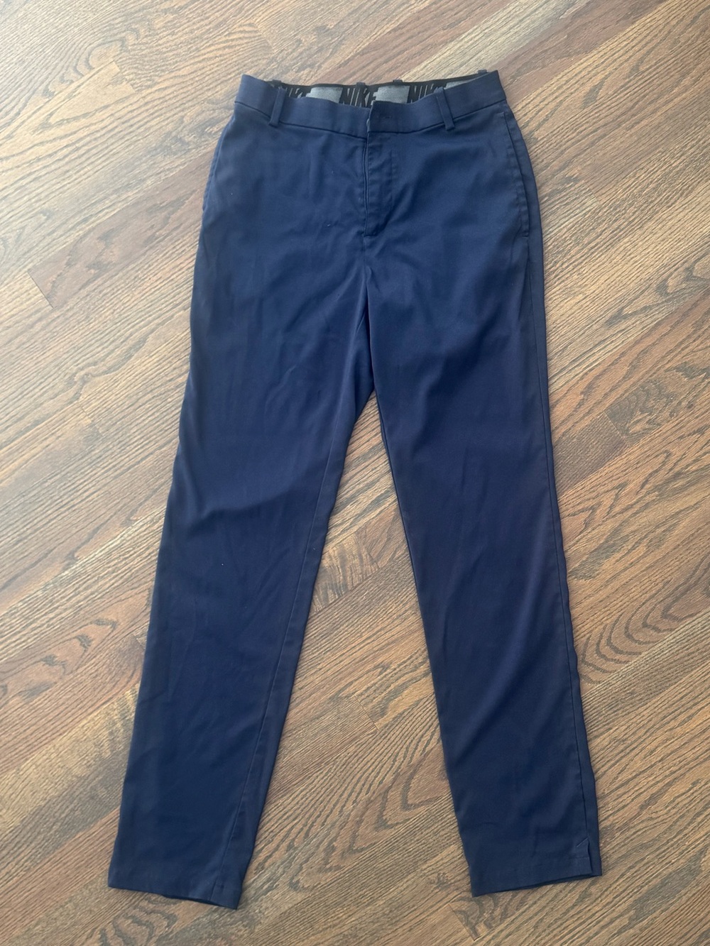 Nike Men's Dri-Fit Navy Blue Pants (28x32)